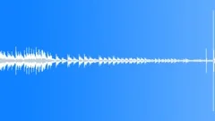 Empty aluminum canister drumming rhythmically on the tiled floor 6Sound Effect