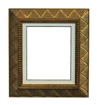 Empty antique frame Stock Photos