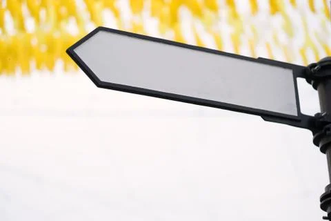 Empty arrow sign for text. Stock Photos