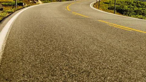 Empty asphalt road Stock Photos
