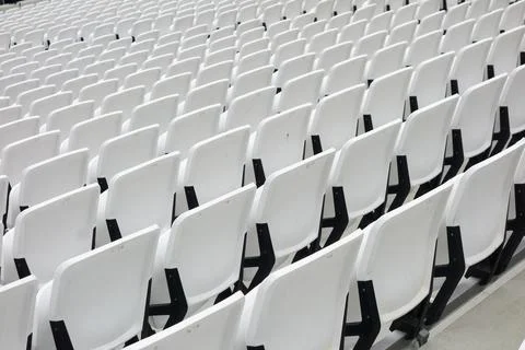 Empty audience seats Stock Photos