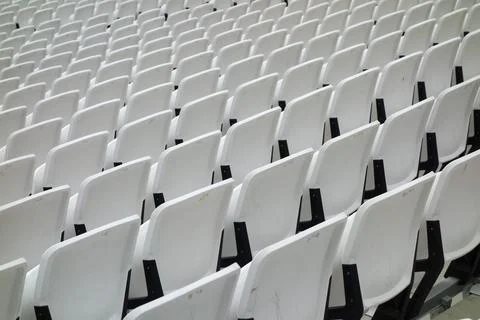 Empty audience seats Stock Photos