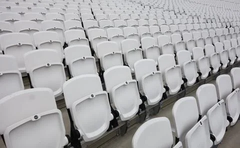 Empty audience seats Stock Photos