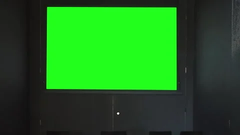 Empty Auditorium Green Screen Panel Zoom In 스톡 동영상 336677281