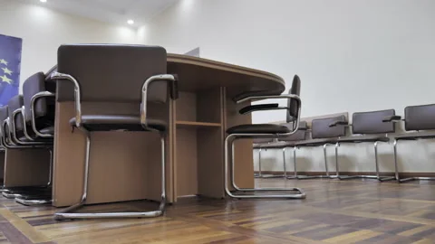 Empty Auditorium, Lecture Hall, Assembly Hall, Conference Hall Stock Footage 236917241