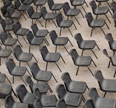 Empty Auditorium Seats Stock Photos