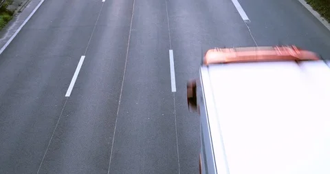 Empty Autobahn 스톡 동영상 125929544
