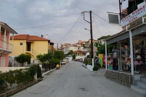 Empty back street 写真素材