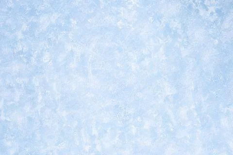 Empty backdrop, light blue concrete background, horizontal direction of boards 库存照片
