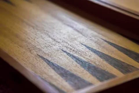 Empty backgammon board. Foto stock