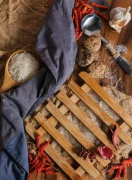 Empty background with cooking concept with free space for text. Stock Photos