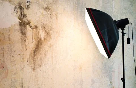 Empty background inside photo studio Stock Photos