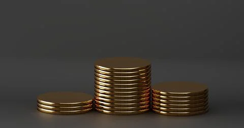 Empty background of a shelf for products. Empty podium or pedestal on dark gr Stock Illustration