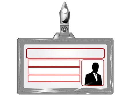 Empty badge Stock Illustration