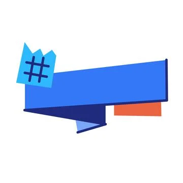 Empty badge speech bubble isolated on white. Stock Illustration