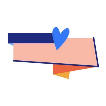 Empty badge speech bubble isolated on white. Stock Illustration