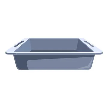 Empty baking tray ready for delicious treats Stock Illustration