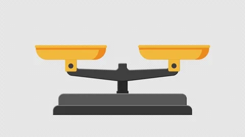 Empty balance scale. Stock Footage 270695316