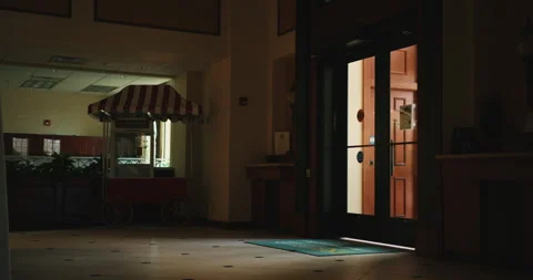 Empty Bank Stock Footage 320370149