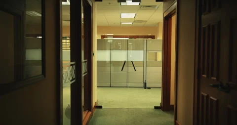 Empty Bank Stock Footage 320370359