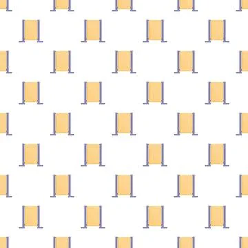 Empty banner stand pattern for advertising design Stock Illustration