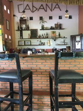 Empty bar, Cambodia Stock Photos