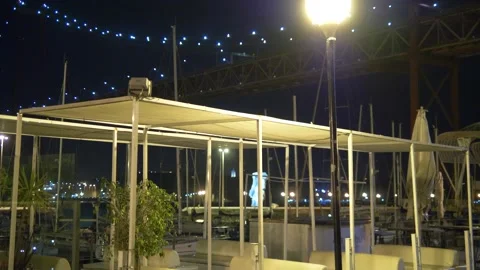 Empty Bar Due To The Covid-19 Video stock 204850304