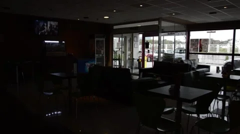 Empty bar, recession Stock Footage 43332385