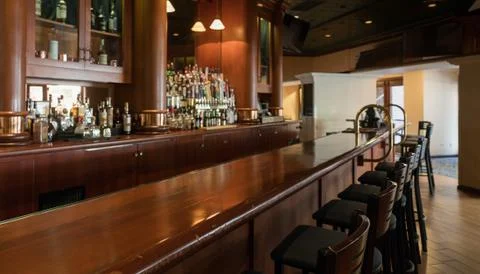 Empty Bar Seat Stock Photos