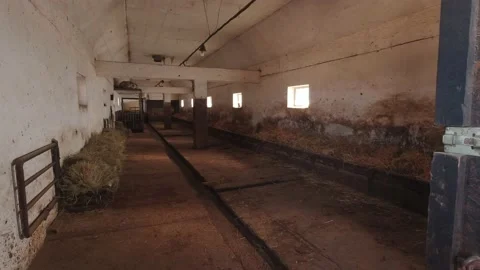 Empty Barn For Livestock Video stock 188468498