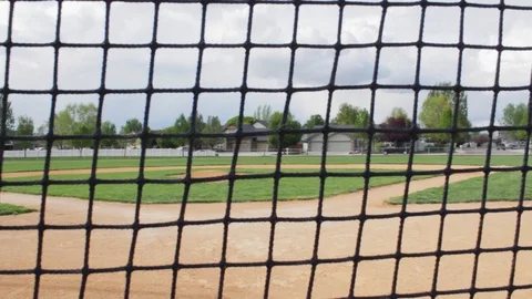 Empty Baseball Field Stock Footage 89110642