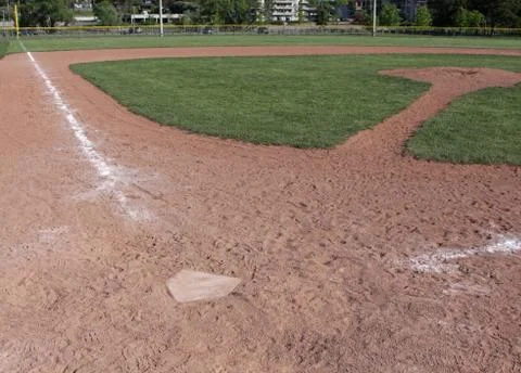 Empty Baseball Field Stock Photos