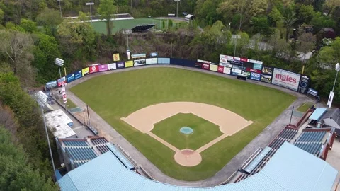 Empty Baseball Stadium Stock Footage 130220065