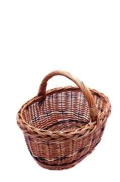 Empty basket Stock Photos