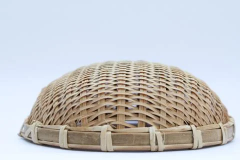 Empty basket wicker Stock Photos