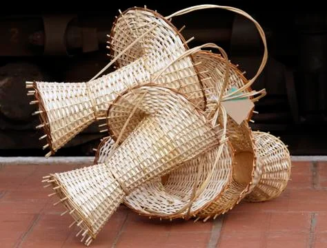 Empty baskets Foto stock