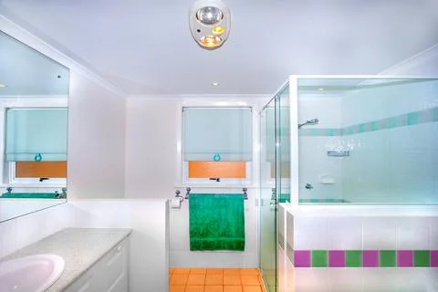 Empty bathroom Stock Photos