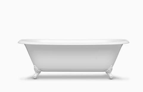 Empty bathtub in studio 스톡 일러스트