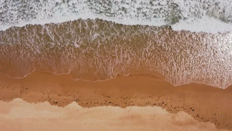Empty beach (aerial view) Stock Footage 156618443