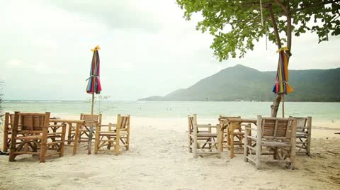 Empty Beach Cafe Vidéo 22009261