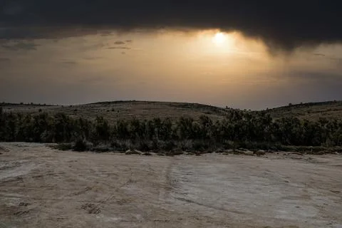 An empty beach in coatia at Stock Photos