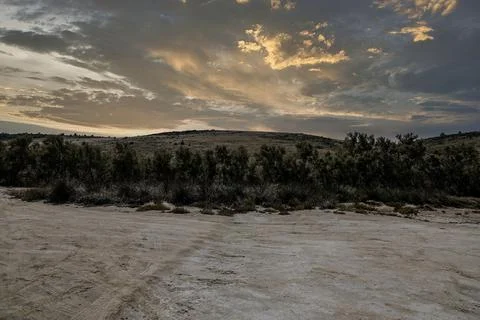 An empty beach in coatia at Stock Photos