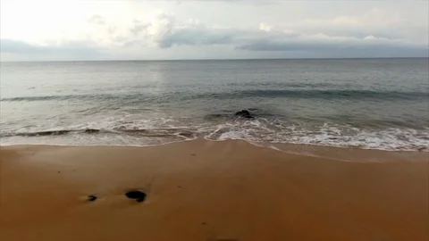 Empty beach Stock Footage 88126706