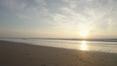 Empty beach Stock Footage 168326538