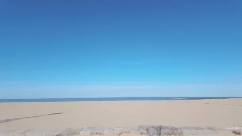 Empty Beach Stock Footage 331575795