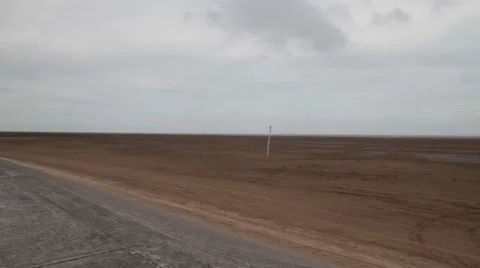 Empty Beach Pan Left To Right Stock Footage 50243768