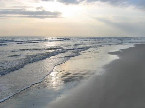 Empty beach Stock Photos