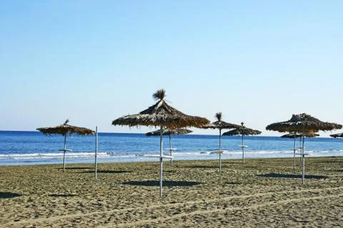 Empty beach Stock Photos