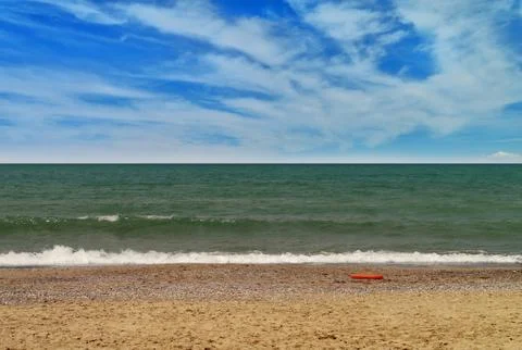 Empty beach Stock Photos