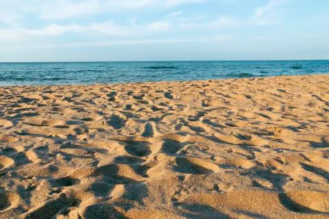 Empty beach Stock Photos